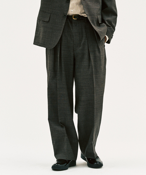 417 EDIFICE(フォーワンセブンエディフィス)の「LE JAPON ATELIER 【KANKO×417】パンツ(スラックス・メンズ・ブラック/ブラウン・SMALL/MEDIUM/LARGE)」の10枚目の写真