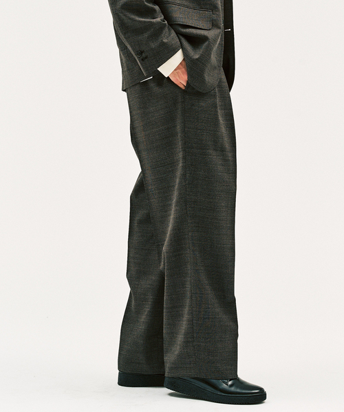 417 EDIFICE(フォーワンセブンエディフィス)の「LE JAPON ATELIER 【KANKO×417】パンツ(スラックス・メンズ・ブラック/ブラウン・SMALL/MEDIUM/LARGE)」の12枚目の写真