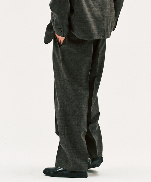 417 EDIFICE(フォーワンセブンエディフィス)の「LE JAPON ATELIER 【KANKO×417】パンツ(スラックス・メンズ・ブラック/ブラウン・SMALL/MEDIUM/LARGE)」の13枚目の写真