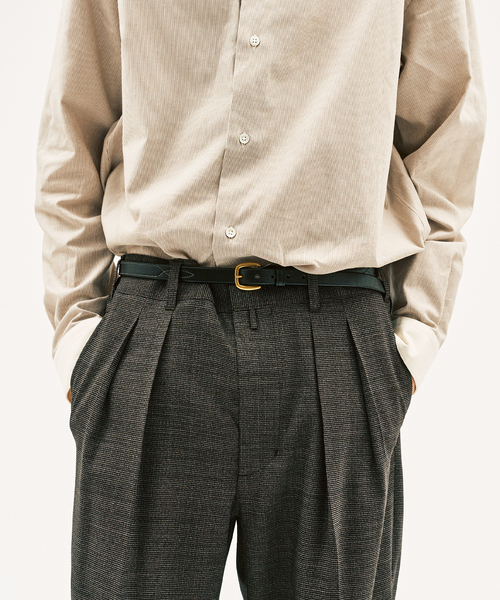 417 EDIFICE(フォーワンセブンエディフィス)の「LE JAPON ATELIER 【KANKO×417】パンツ(スラックス・メンズ・ブラック/ブラウン・SMALL/MEDIUM/LARGE)」の14枚目の写真