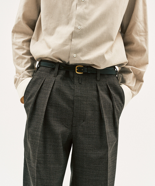 417 EDIFICE(フォーワンセブンエディフィス)の「LE JAPON ATELIER 【KANKO×417】パンツ(スラックス・メンズ・ブラック/ブラウン・SMALL/MEDIUM/LARGE)」の15枚目の写真