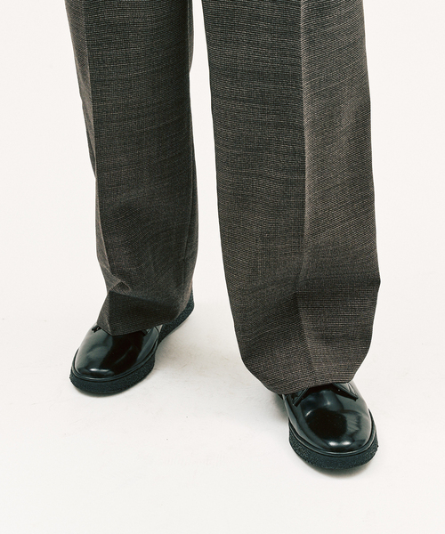 417 EDIFICE(フォーワンセブンエディフィス)の「LE JAPON ATELIER 【KANKO×417】パンツ(スラックス・メンズ・ブラック/ブラウン・SMALL/MEDIUM/LARGE)」の18枚目の写真