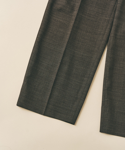 417 EDIFICE(フォーワンセブンエディフィス)の「LE JAPON ATELIER 【KANKO×417】パンツ(スラックス・メンズ・ブラック/ブラウン・SMALL/MEDIUM/LARGE)」の12枚目の写真