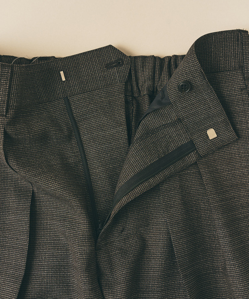 417 EDIFICE(フォーワンセブンエディフィス)の「LE JAPON ATELIER 【KANKO×417】パンツ(スラックス・メンズ・ブラック/ブラウン・SMALL/MEDIUM/LARGE)」の13枚目の写真