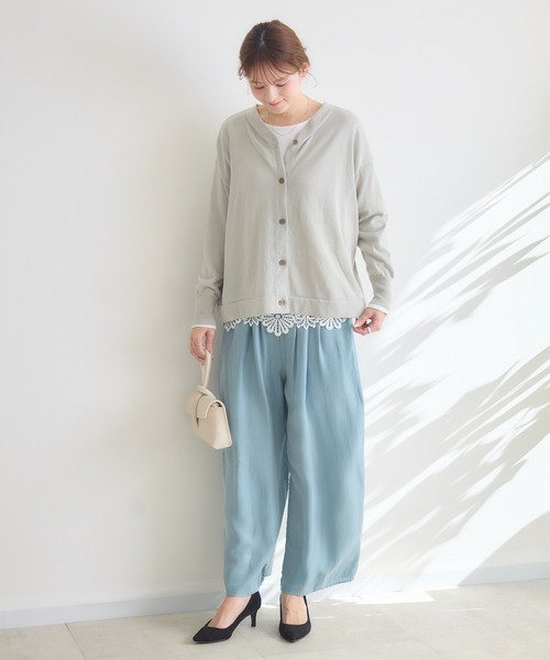 KATHARINE ROSS（キャサリンロス）の「【KATHARINE ROSS】スカラレーステレコプルオーバー（Tシャツ/カットソー・レディース・ホワイト/ベージュ・FREE）」の13枚目の写真