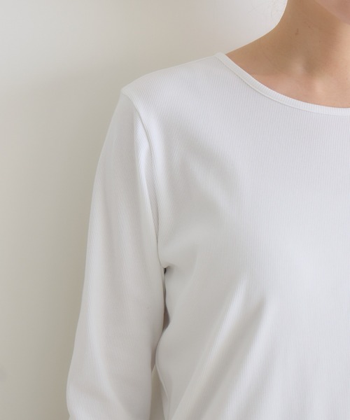 KATHARINE ROSS(キャサリンロス)の「【KATHARINE ROSS】スカラレーステレコプルオーバー(Tシャツ/カットソー・レディース・ホワイト/ベージュ・FREE)」の12枚目の写真