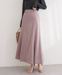 カットジョーゼットビットスカート