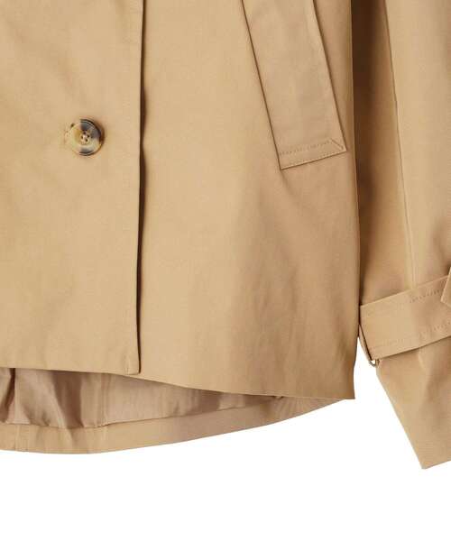 YECCA VECCA（イェッカヴェッカ）の「レースMIXショートトレンチコート（トレンチコート・レディース・ベージュ/ネイビー/アイボリー・FREE）」の17枚目の写真