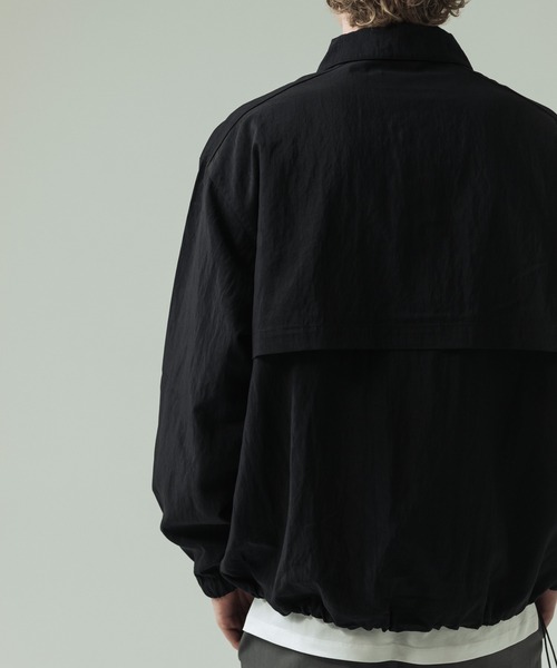 SLICK（スリック）の「【SLICK/スリック】Vintage Nylon Coach Jacket/ビンテージナイロンコーチジャケット（ブルゾン・メンズ・ブラック/オリーブ・1/3/2）」の7枚目の写真