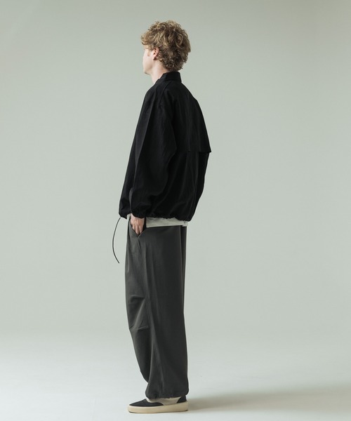 SLICK（スリック）の「【SLICK/スリック】Vintage Nylon Coach Jacket/ビンテージナイロンコーチジャケット（ブルゾン・メンズ・ブラック/オリーブ・1/3/2）」の11枚目の写真