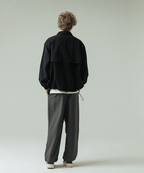 SLICK（スリック）の「【SLICK/スリック】Vintage Nylon Coach Jacket/ビンテージナイロンコーチジャケット（ブルゾン・メンズ・ブラック/オリーブ・1/3/2）」の12枚目の写真