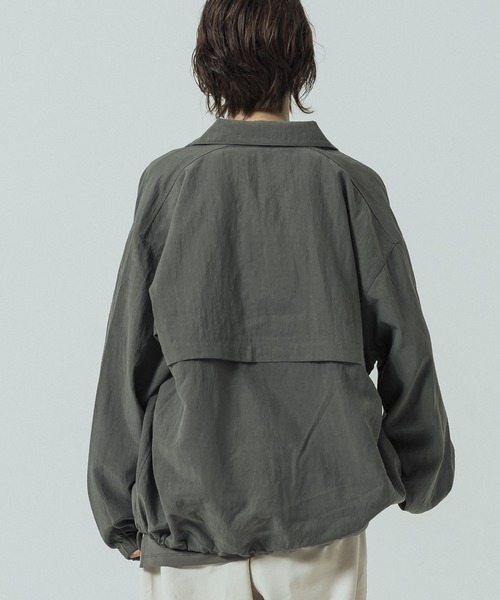 SLICK（スリック）の「【SLICK/スリック】Vintage Nylon Coach Jacket/ビンテージナイロンコーチジャケット（ブルゾン・メンズ・ブラック/オリーブ・1/3/2）」の18枚目の写真