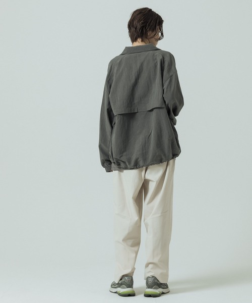 SLICK（スリック）の「【SLICK/スリック】Vintage Nylon Coach Jacket/ビンテージナイロンコーチジャケット（ブルゾン・メンズ・ブラック/オリーブ・1/3/2）」の22枚目の写真