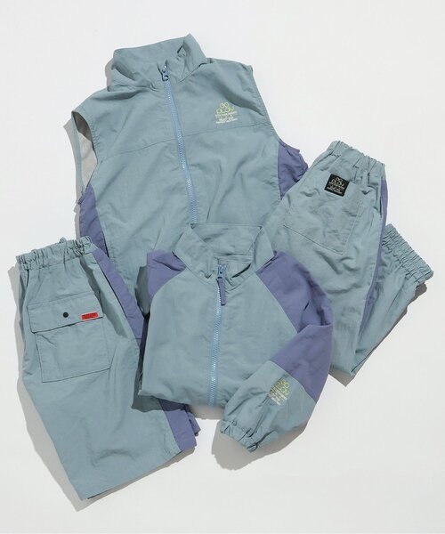 BREEZE（ブリーズ）の「切替ウィンドブレーカー(セットアップ可)_ジュニア対応（ナイロンジャケット・キッズ・オレンジ/ベージュ/サックスブルー/ブラック・130/140/80/90/100/110/120/150）」の13枚目の写真