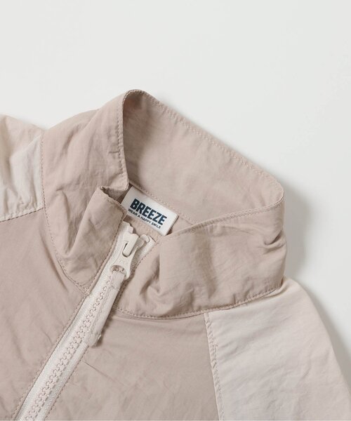 BREEZE（ブリーズ）の「切替ウィンドブレーカー(セットアップ可)_ジュニア対応（ナイロンジャケット・キッズ・オレンジ/ベージュ/サックスブルー/ブラック・130/140/80/90/100/110/120/150）」の12枚目の写真