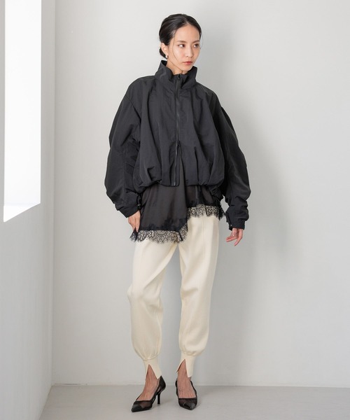 HEREIAM（ヘレイアム）の「【HEREIAM】タックバルーンブルゾン（ブルゾン・レディース・ブラック/カーキ・FREE）」の3枚目の写真