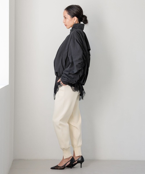 HEREIAM（ヘレイアム）の「【HEREIAM】タックバルーンブルゾン（ブルゾン・レディース・ブラック/カーキ・FREE）」の4枚目の写真