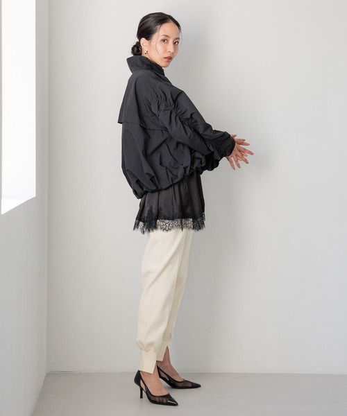 HEREIAM（ヘレイアム）の「【HEREIAM】タックバルーンブルゾン（ブルゾン・レディース・ブラック/カーキ・FREE）」の5枚目の写真