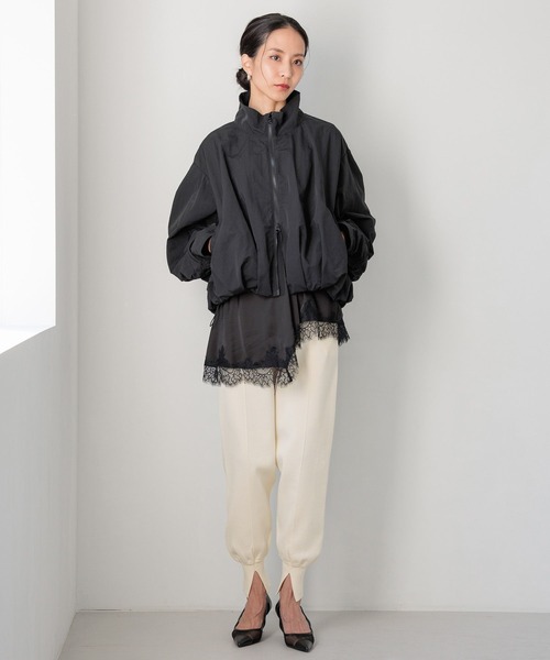 HEREIAM（ヘレイアム）の「【HEREIAM】タックバルーンブルゾン（ブルゾン・レディース・ブラック/カーキ・FREE）」の7枚目の写真