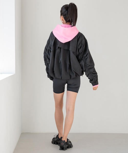 HEREIAM（ヘレイアム）の「【HEREIAM】タックバルーンブルゾン（ブルゾン・レディース・ブラック/カーキ・FREE）」の12枚目の写真