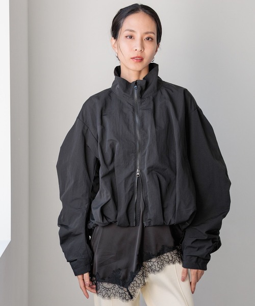 HEREIAM（ヘレイアム）の「【HEREIAM】タックバルーンブルゾン（ブルゾン・レディース・ブラック/カーキ・FREE）」の13枚目の写真