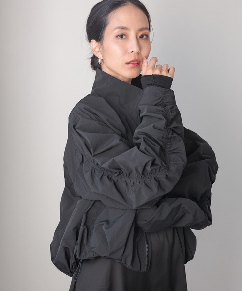 HEREIAM（ヘレイアム）の「【HEREIAM】タックバルーンブルゾン（ブルゾン・レディース・ブラック/カーキ・FREE）」の16枚目の写真