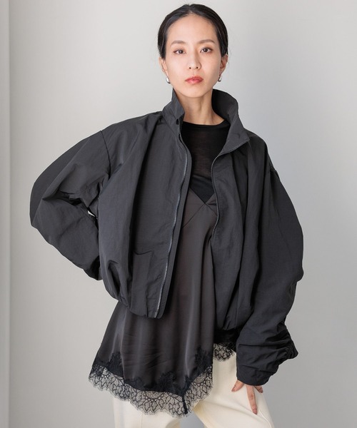 HEREIAM（ヘレイアム）の「【HEREIAM】タックバルーンブルゾン（ブルゾン・レディース・ブラック/カーキ・FREE）」の19枚目の写真