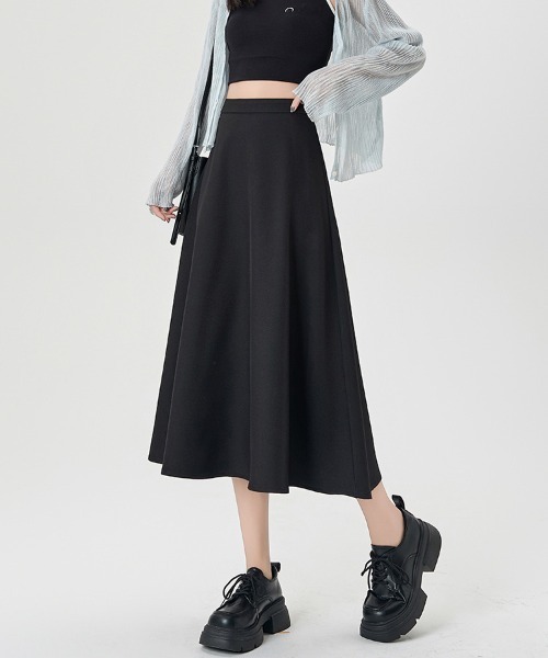 ReRe(リリ)の「Aライン×ミディ丈スカート(スカート・レディース・ブラウン/グレー/ブラック・SMALL/MEDIUM/LARGE/X-LARGE)」の17枚目の写真