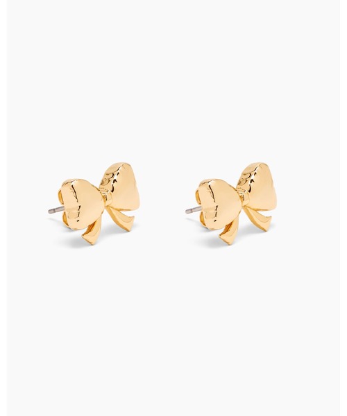 MARC JACOBS(マークジェイコブス)の「PERFECT IMPERFECT BOW STUD EARRINGS/ザ ボウ スタッド ピアス(ピアス(両耳用)・レディース・アンティークゴールド・ONE SIZE)」の1枚目の写真