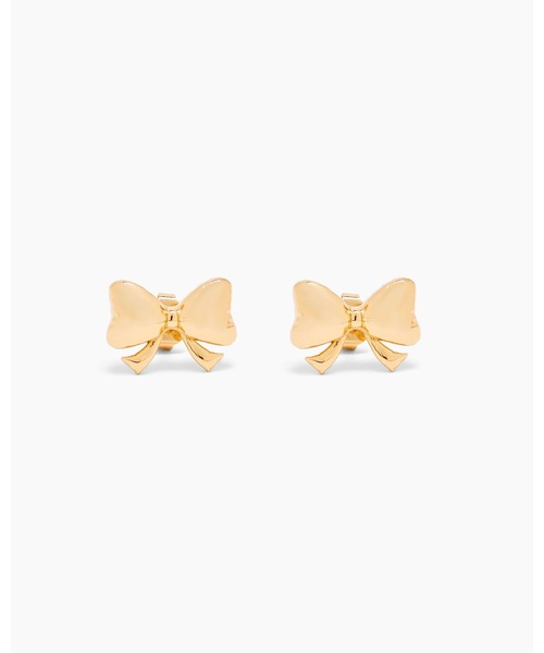 MARC JACOBS(マークジェイコブス)の「PERFECT IMPERFECT BOW STUD EARRINGS/ザ ボウ スタッド ピアス(ピアス(両耳用)・レディース・アンティークゴールド・ONE SIZE)」の3枚目の写真