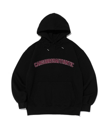 アーチロゴオーバーフィットフードTシャツ(ブラック)