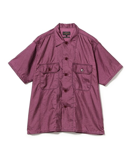 BEAMS PLUS(ビームスプラス)の「MIL-SHT Nylon Rip stop Pigment Dye(シャツ/ブラウス・メンズ・ロイヤルブルー/イエロー/ピンク・SMALL/LARGE/X-LARGE/MEDIUM)」の14枚目の写真