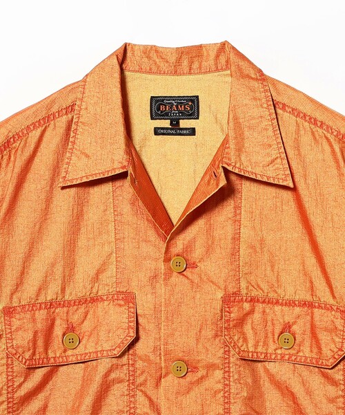 BEAMS PLUS(ビームスプラス)の「MIL-SHT Nylon Rip stop Pigment Dye(シャツ/ブラウス・メンズ・ロイヤルブルー/イエロー/ピンク・SMALL/LARGE/X-LARGE/MEDIUM)」の6枚目の写真