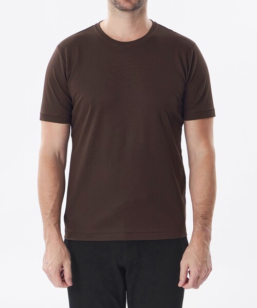 EPOCA UOMO(エポカウォモ)の「*Safari5月号掲載*ライトポンチカットソー(Tシャツ/カットソー・メンズ・グレー系その他/ブラック/ブラウン系その他4/ホワイト・48/46)」の10枚目の写真