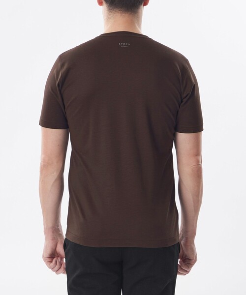 EPOCA UOMO(エポカウォモ)の「*Safari5月号掲載*ライトポンチカットソー(Tシャツ/カットソー・メンズ・グレー系その他/ブラック/ブラウン系その他4/ホワイト・48/46)」の12枚目の写真