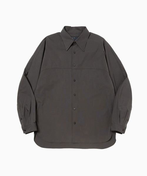 meanswhile（ミーンズワイル）の「Trinity Chambray Yoke Sleeve SH（シャツ/ブラウス・メンズ・ブラック/ダークグレー/ホワイト・2(M)/3(L)/1(S)）」の3枚目の写真