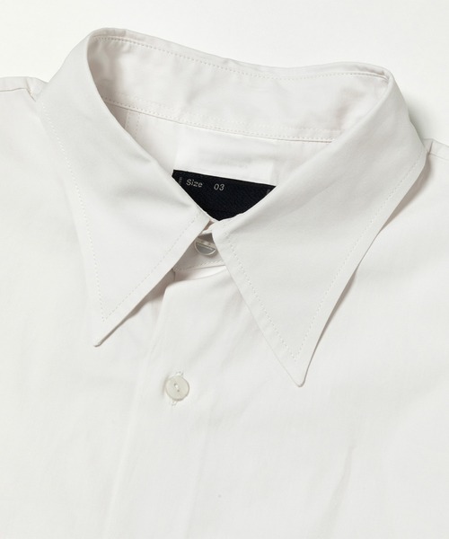 meanswhile（ミーンズワイル）の「Trinity Chambray Yoke Sleeve SH（シャツ/ブラウス・メンズ・ブラック/ダークグレー/ホワイト・2(M)/3(L)/1(S)）」の5枚目の写真