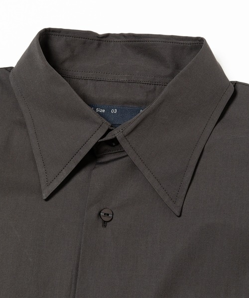 meanswhile（ミーンズワイル）の「Trinity Chambray Yoke Sleeve SH（シャツ/ブラウス・メンズ・ブラック/ダークグレー/ホワイト・2(M)/3(L)/1(S)）」の17枚目の写真