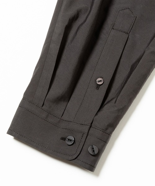 meanswhile（ミーンズワイル）の「Trinity Chambray Yoke Sleeve SH（シャツ/ブラウス・メンズ・ブラック/ダークグレー/ホワイト・2(M)/3(L)/1(S)）」の21枚目の写真