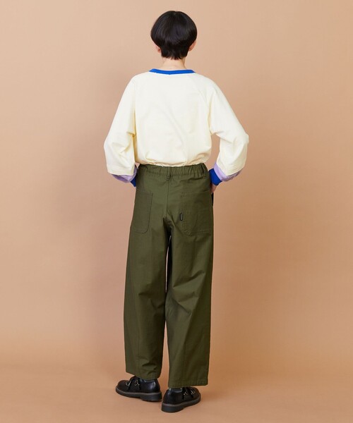FRAPBOIS(フラボア)の「バックサテン パンツ(その他パンツ・レディース・ベージュ/グリーン・1/2/3/0)」の12枚目の写真