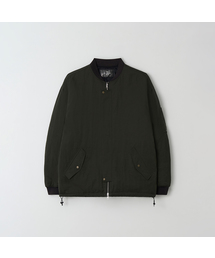 BOOVOOM（ブーブーム）の「[ビッグサイズ]キャンプキルティングリバーシブルストリングジャンパー（MA-1）」