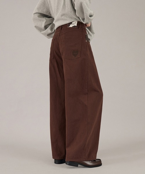 MELTING HEART WIDE DENIM PANTS / メルティングハートワイドデニム