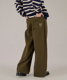 ONCILY（オンシェリー）の「MELTING HEART WIDE DENIM PANTS / メルティングハートワイドデニムパンツ（デニムパンツ）」