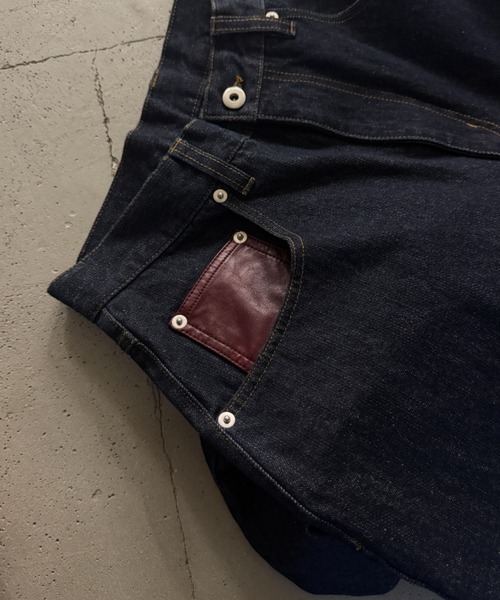 ONCILY（オンシェリー）の「MELTING HEART WIDE DENIM PANTS / メルティングハートワイドデニムパンツ（デニムパンツ・メンズ・インディゴブルー/ブラック・SMALL/MEDIUM/LARGE）」の20枚目の写真