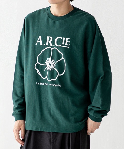 AMERICAN RAG CIE(アメリカンラグシー)の「【AMERICAN RAG CIE】 POPPYロンT(ユニセックス)(Tシャツ/カットソー・レディース・ブラック/グリーン/ホワイト・LARGE/MEDIUM)」の3枚目の写真
