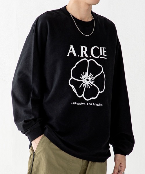 AMERICAN RAG CIE(アメリカンラグシー)の「【AMERICAN RAG CIE】 POPPYロンT(ユニセックス)(Tシャツ/カットソー・レディース・ブラック/グリーン/ホワイト・LARGE/MEDIUM)」の2枚目の写真