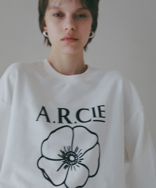 AMERICAN RAG CIE(アメリカンラグシー)の「【AMERICAN RAG CIE】 POPPYロンT(ユニセックス)(Tシャツ/カットソー・レディース・ブラック/グリーン/ホワイト・LARGE/MEDIUM)」の18枚目の写真
