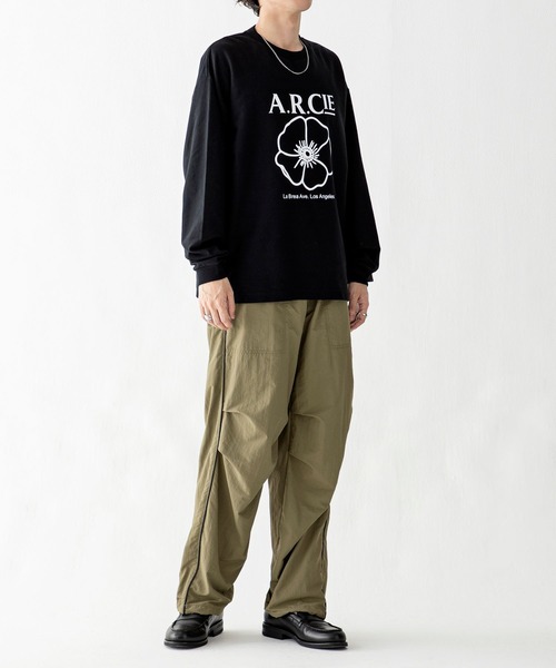 AMERICAN RAG CIE(アメリカンラグシー)の「【AMERICAN RAG CIE】 POPPYロンT(ユニセックス)(Tシャツ/カットソー・レディース・ブラック/グリーン/ホワイト・LARGE/MEDIUM)」の5枚目の写真