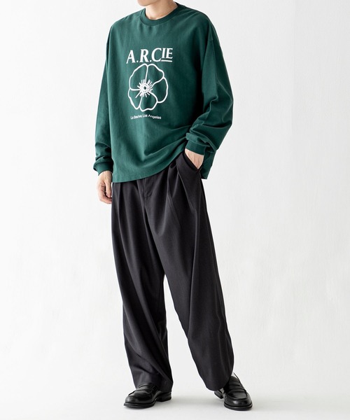AMERICAN RAG CIE(アメリカンラグシー)の「【AMERICAN RAG CIE】 POPPYロンT(ユニセックス)(Tシャツ/カットソー・レディース・ブラック/グリーン/ホワイト・LARGE/MEDIUM)」の6枚目の写真