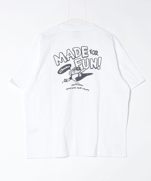 CHUMS（チャムス）の「CHUMS/チャムス　Made for Fun! Pocket TEE（Tシャツ/カットソー・メンズ・ブラック/ホワイト・S/L/M）」の3枚目の写真